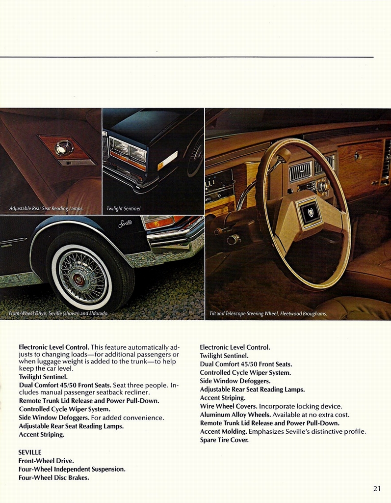 1982 Cadillac Prestige Brochure Page 37